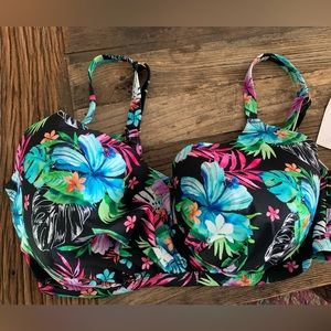 Flower bikini top 42DD